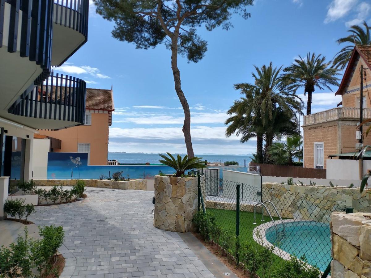 Modern Nieuwbouwappartement Aan Het Strand Van De Mar Menor In Santiago De La Ribera Ло-Паган Экстерьер фото
